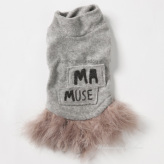 ルイスドッグ【louisdog】Ma Muse Grey+Beige Fur