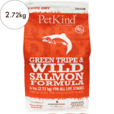 【PetKind】ペットカインド（トライプドライ）グリーントライプ&ワイルドサーモン 2.72kg