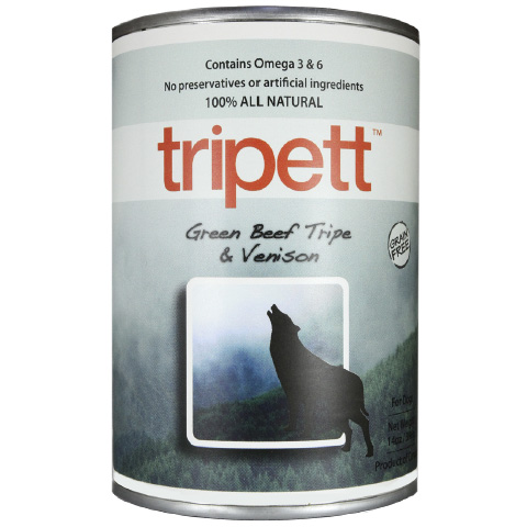 【Tripett】トライペット グリーンビーフトライプ&ベニソン 340g×12缶