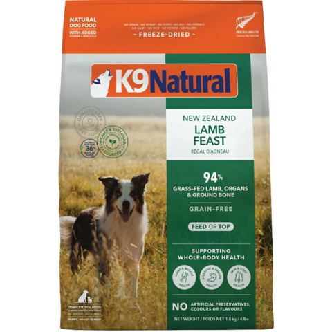 k9natural  K9ナチュラル　ラムフィースト　1.8kg ドッグフード