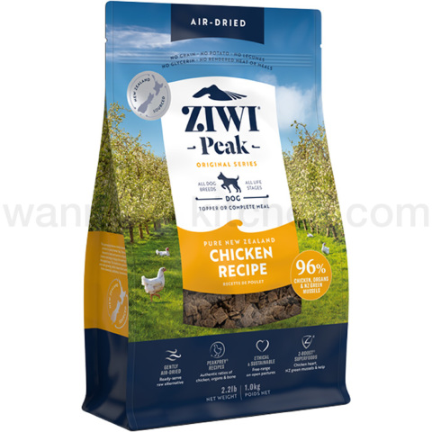 ZiwiPeak（ジウィピーク）エアドライ・ドッグフード ニュージーランド フリーレンジチキン 1kg
