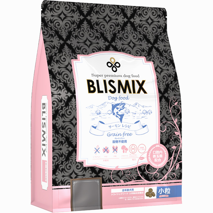 【BLISMIX】ブリスミックス グレインフリー サーモン 小粒 1kgの