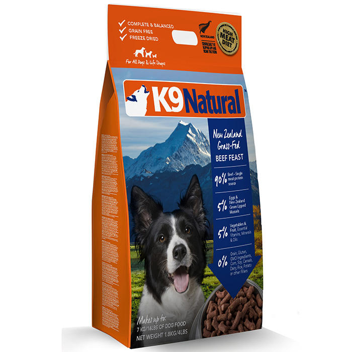 K9ナチュラル 犬用 ビーフ・フィースト 1.8kg