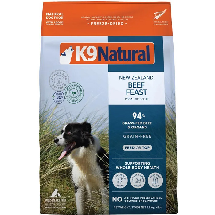 k9natural K9ナチュラル　ビーフフィースト　3.6kg ドッグフード