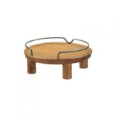 【Richell】ペット用 木製テーブルシングル ブラウン(BR)