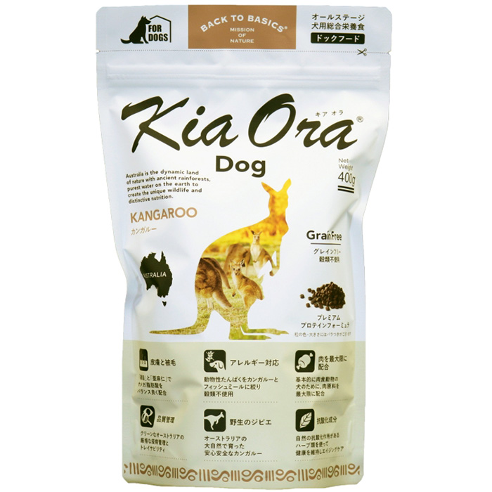 Kia Ora（キア オラ）　ドッグフード　カンガルー　9.5kg原産国