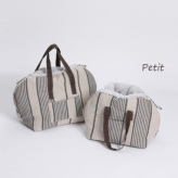 CXhbOylouisdogzFuraround Bag/Aspen Petit-Linen Stripes n Pale Blue Fur