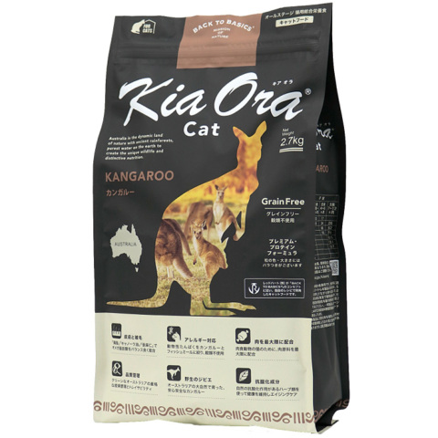 【KiaOra】キアオラ キャットフード カンガルー（猫用）2.7kg