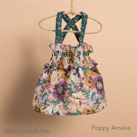 ルイスドッグ【louisdog】Sun Dress/Liberty Floral/Poppy Amelie