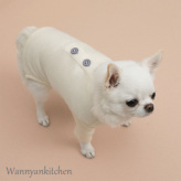 ルイスドッグ【louisdog】Button T-shirt/Cream