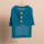 ルイスドッグ【louisdog】Button T-shirt/Teal Blue