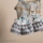 ルイスドッグ【louisdog】Tweed Frill Harness Set/Floral Academy White