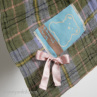 CXhbOylouisdogzLinen Plaid Blanket