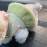 CXhbOylouisdogzAntique Stone Fur Harness Set/Olive Fur