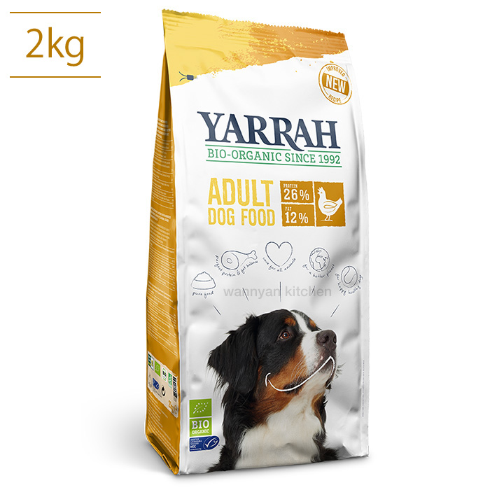 【YARRAH】ヤラー オーガニックドッグフード チキン 2kgの通販